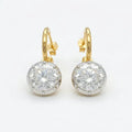 The Lumière Moissanite Drop Earrings — product view 1