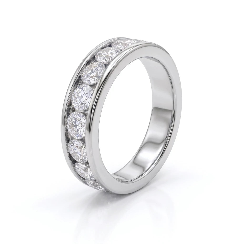The Stillwater Channel Band — Moissanite