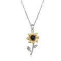 The Sunflower Memory Photo Necklace — product view 1