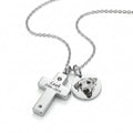 The Pawprint Remembrance Cross Necklace