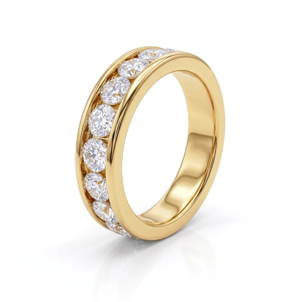 The Stillwater Channel Band — Moissanite