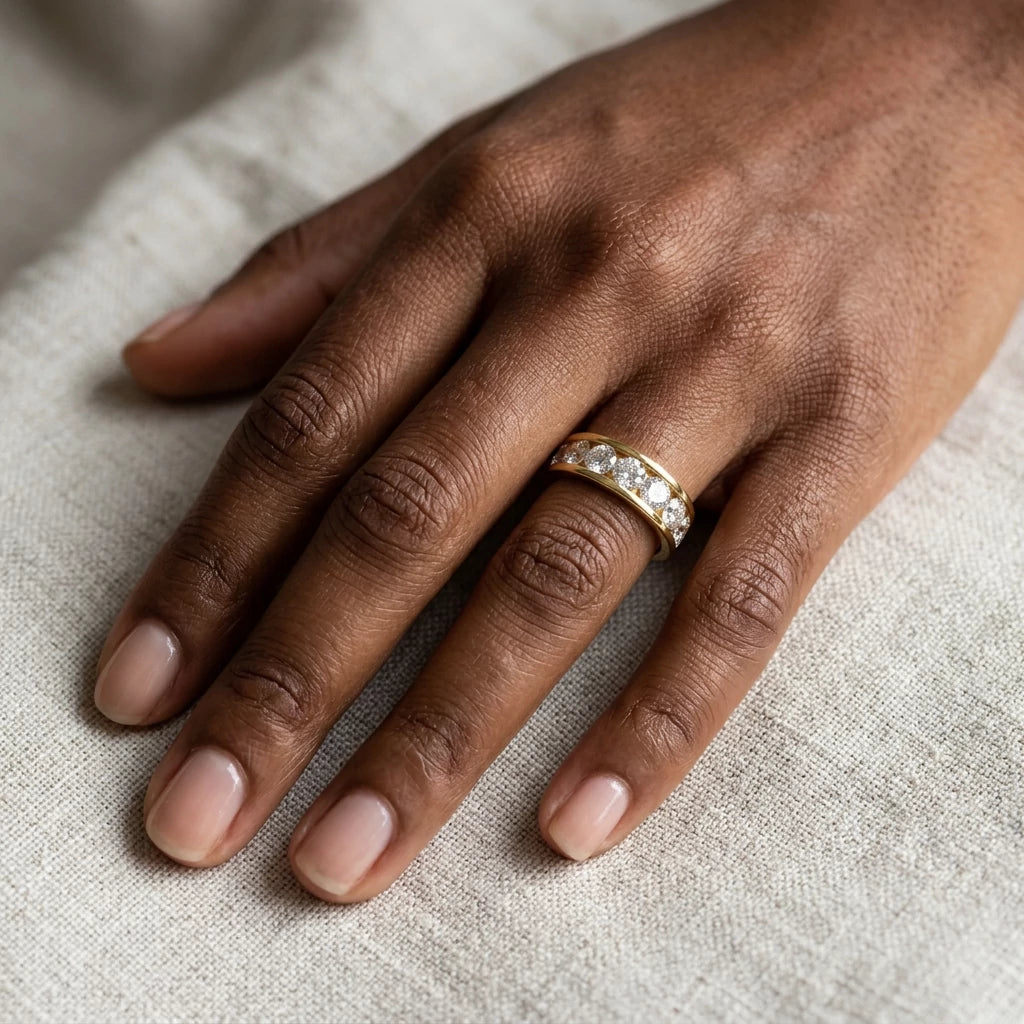 The Stillwater Channel Band — Moissanite