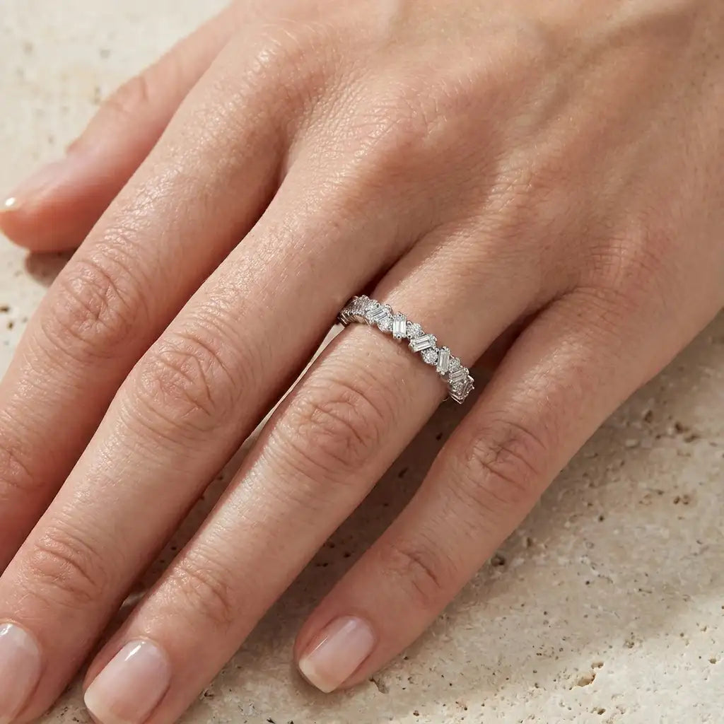 The Marquise Promise Ring — detail 8