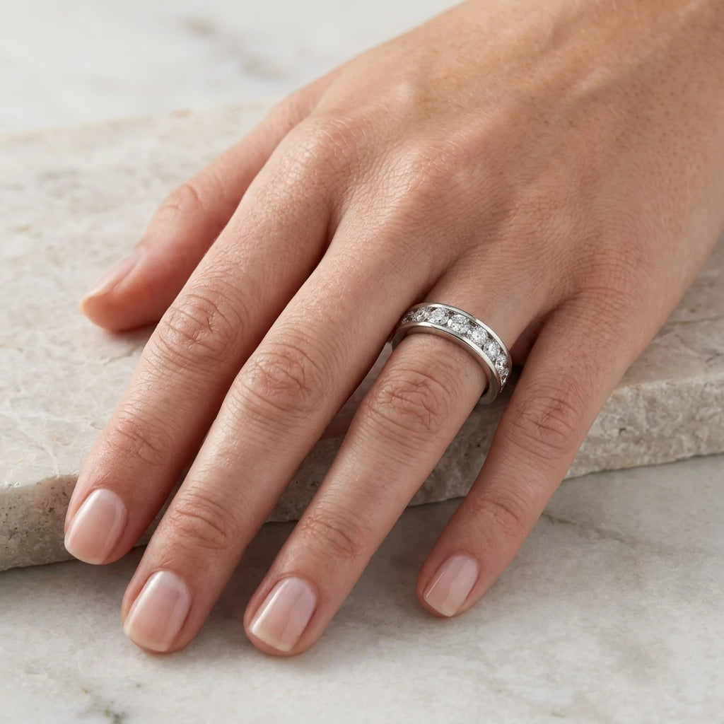 The Stillwater Channel Band — Moissanite