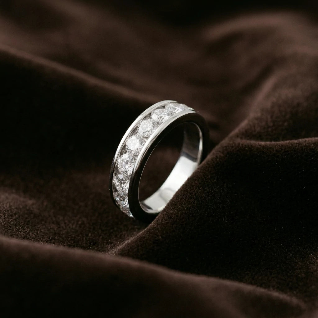 The Stillwater Channel Band — Moissanite