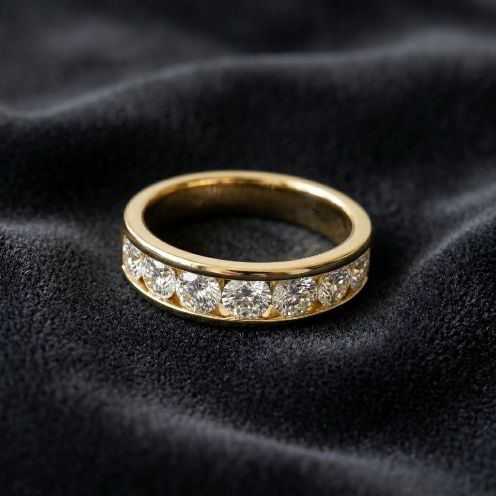 The Stillwater Channel Band — Moissanite