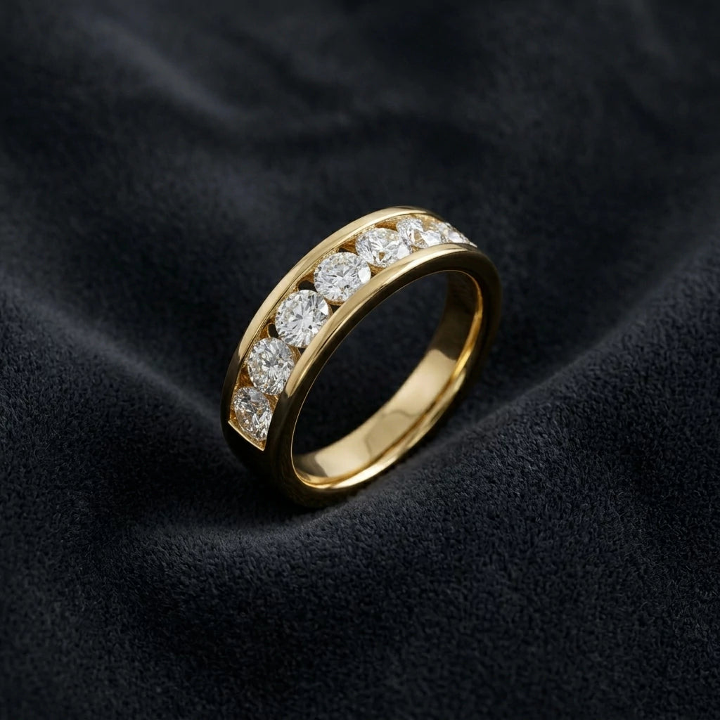 The Stillwater Channel Band — Moissanite