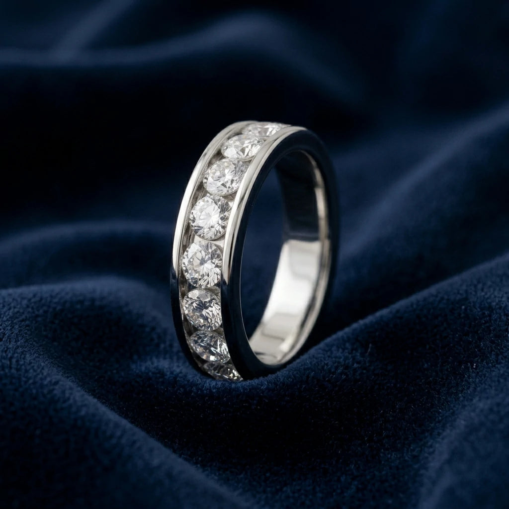 The Stillwater Channel Band — Moissanite