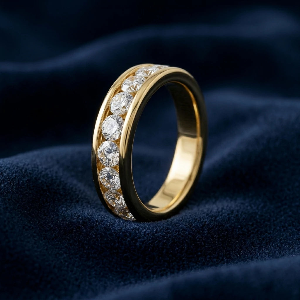 The Stillwater Channel Band — Moissanite