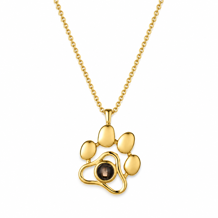 The Forever Paw Photo Necklace