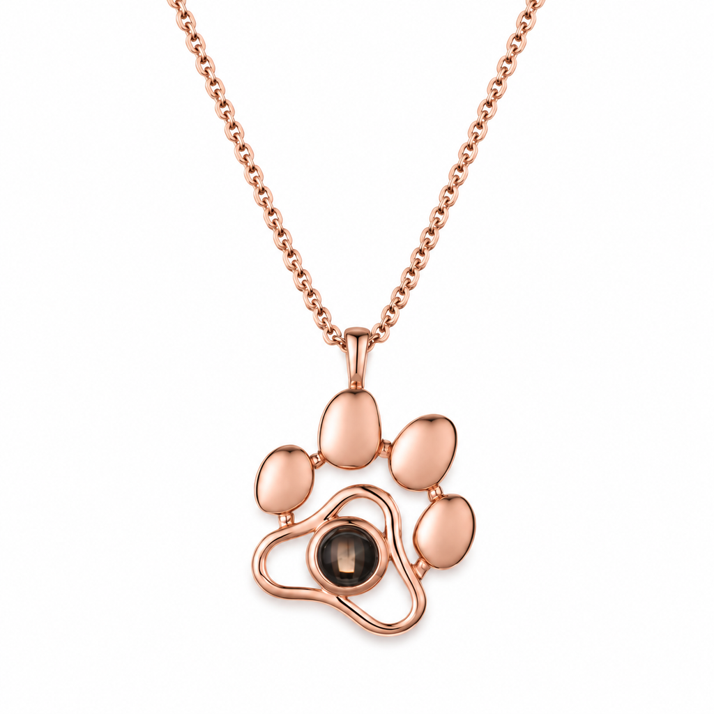 The Forever Paw Photo Necklace