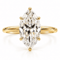 The Elan Marquise Solitaire Ring — product view 2