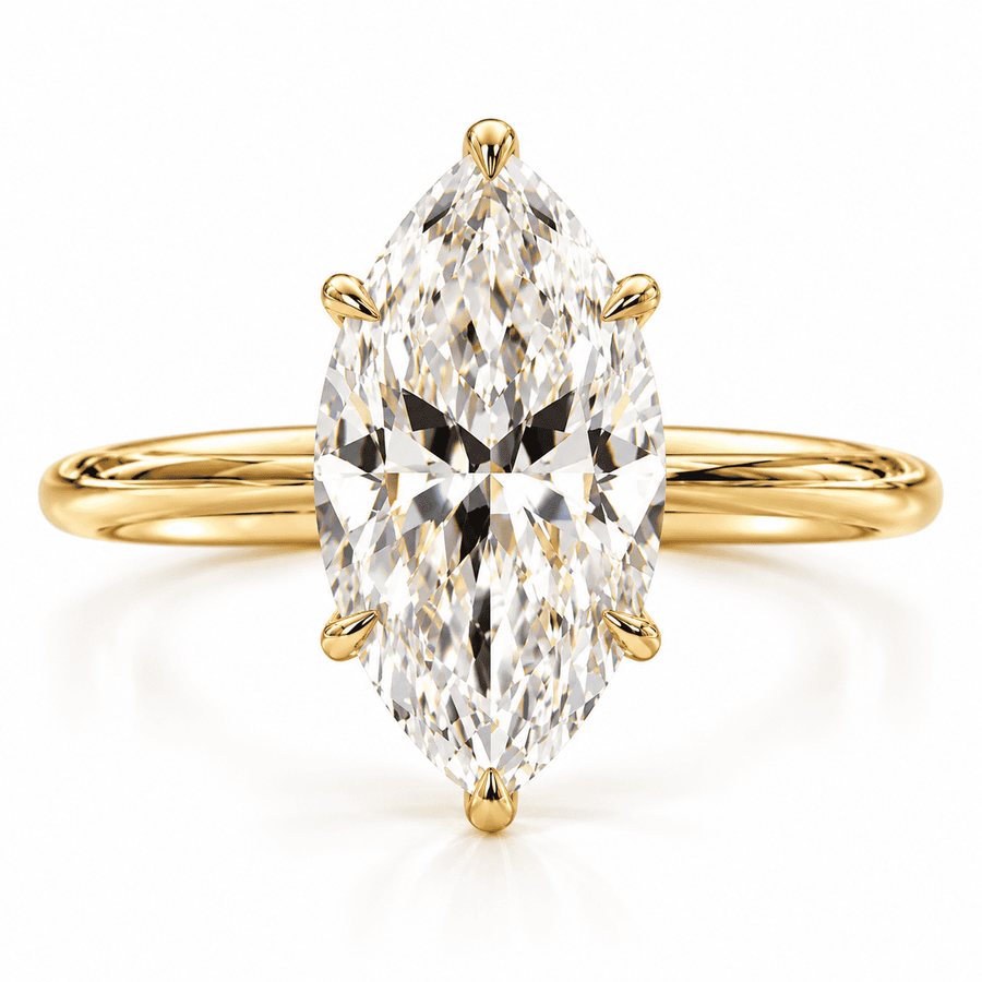 The Elan Marquise Solitaire Ring