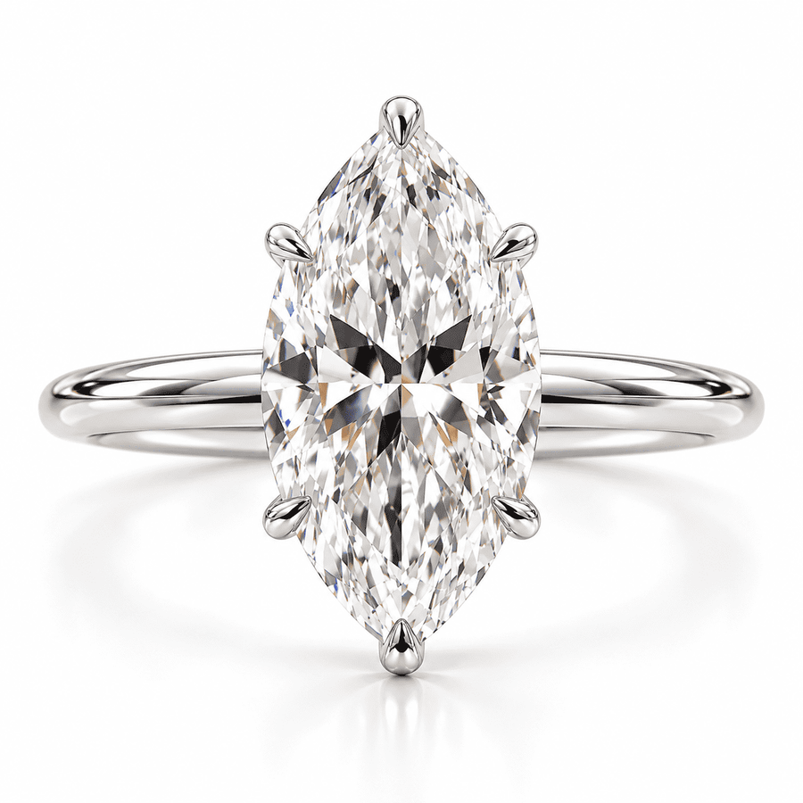 The Elan Marquise Solitaire Ring