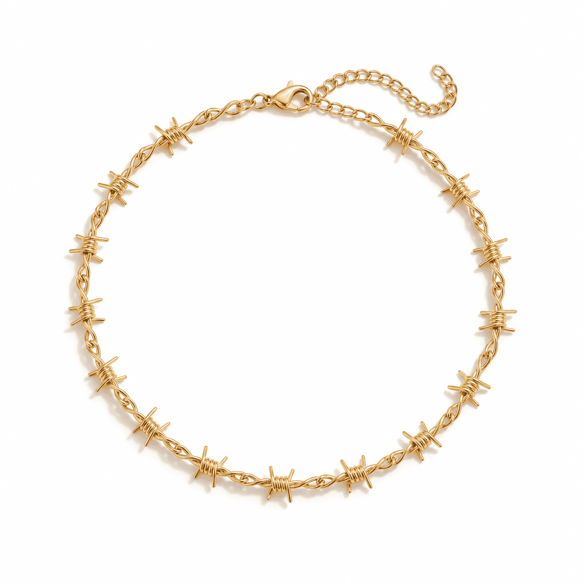 The Barbed Link Necklace — product view 1