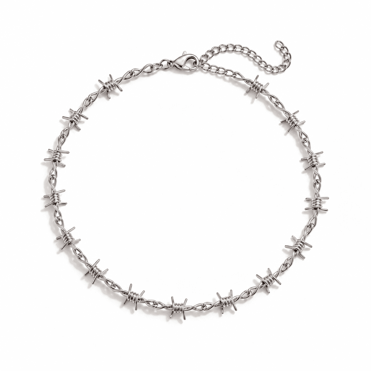 The Barbed Link Necklace — product view 8