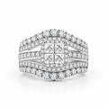 The Crownlight Ring — 1ct Moissanite