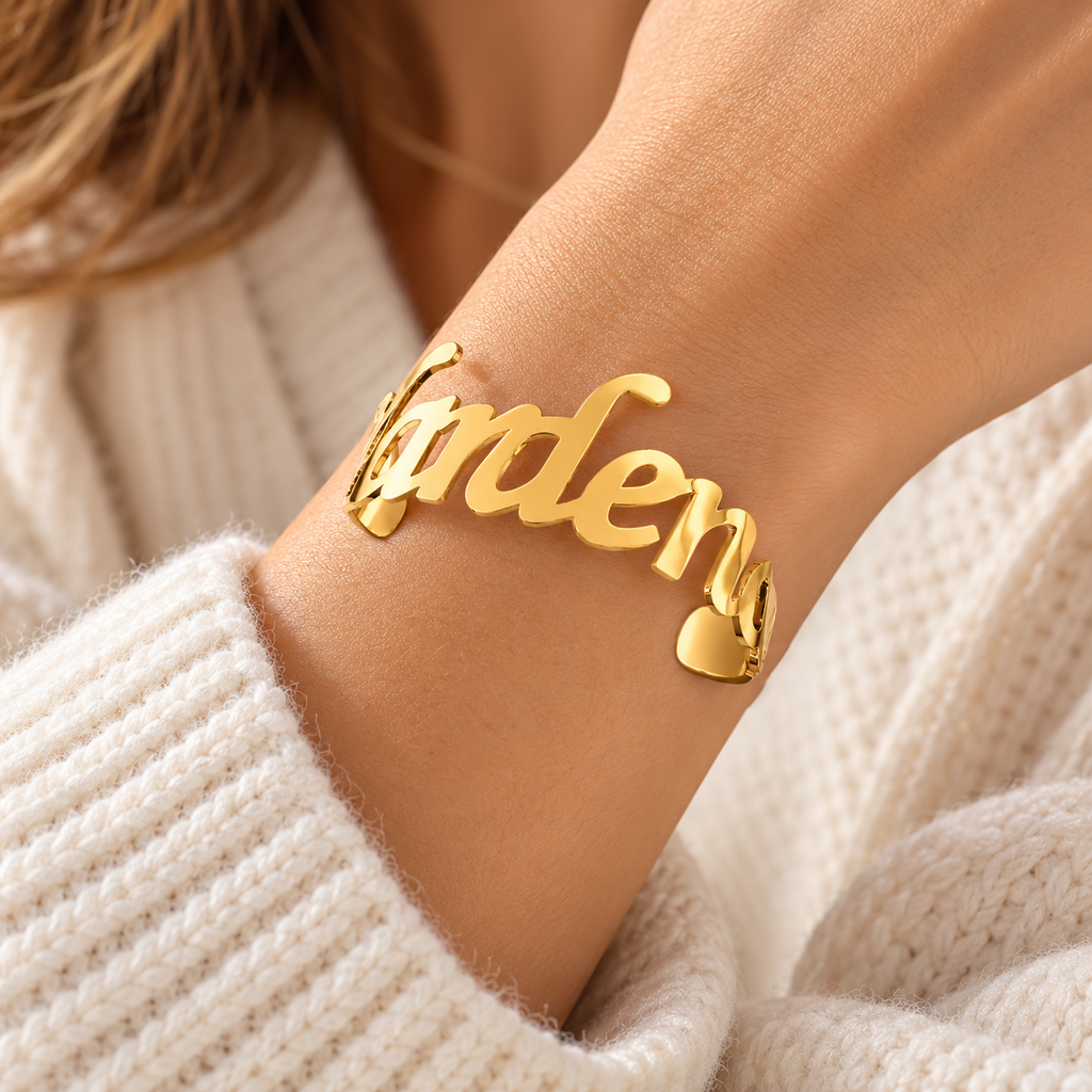 The Signature Name Cuff Bracelet