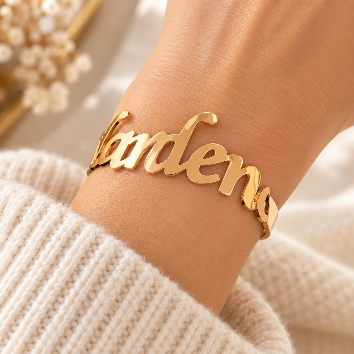The Signature Name Cuff Bracelet