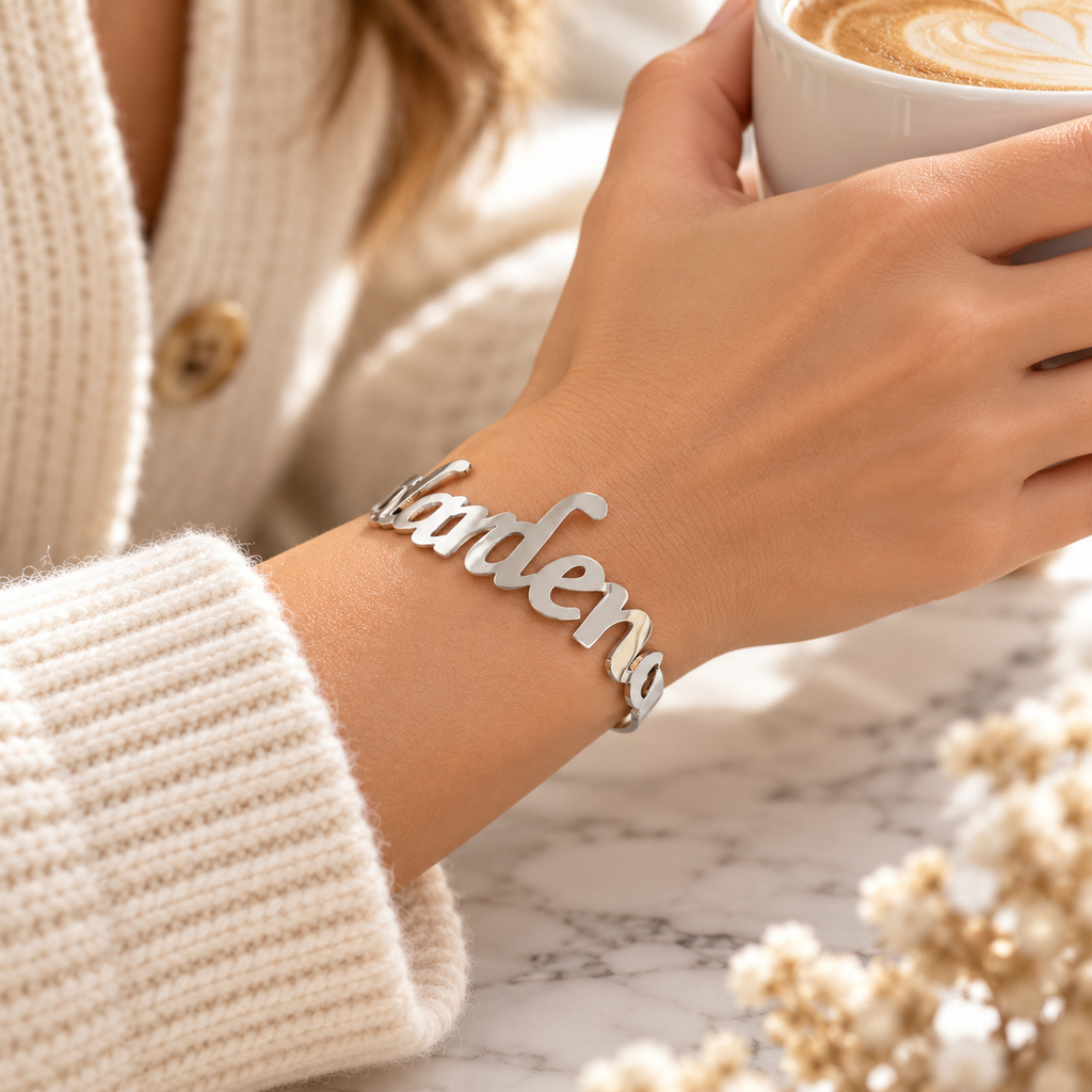 The Signature Name Cuff Bracelet