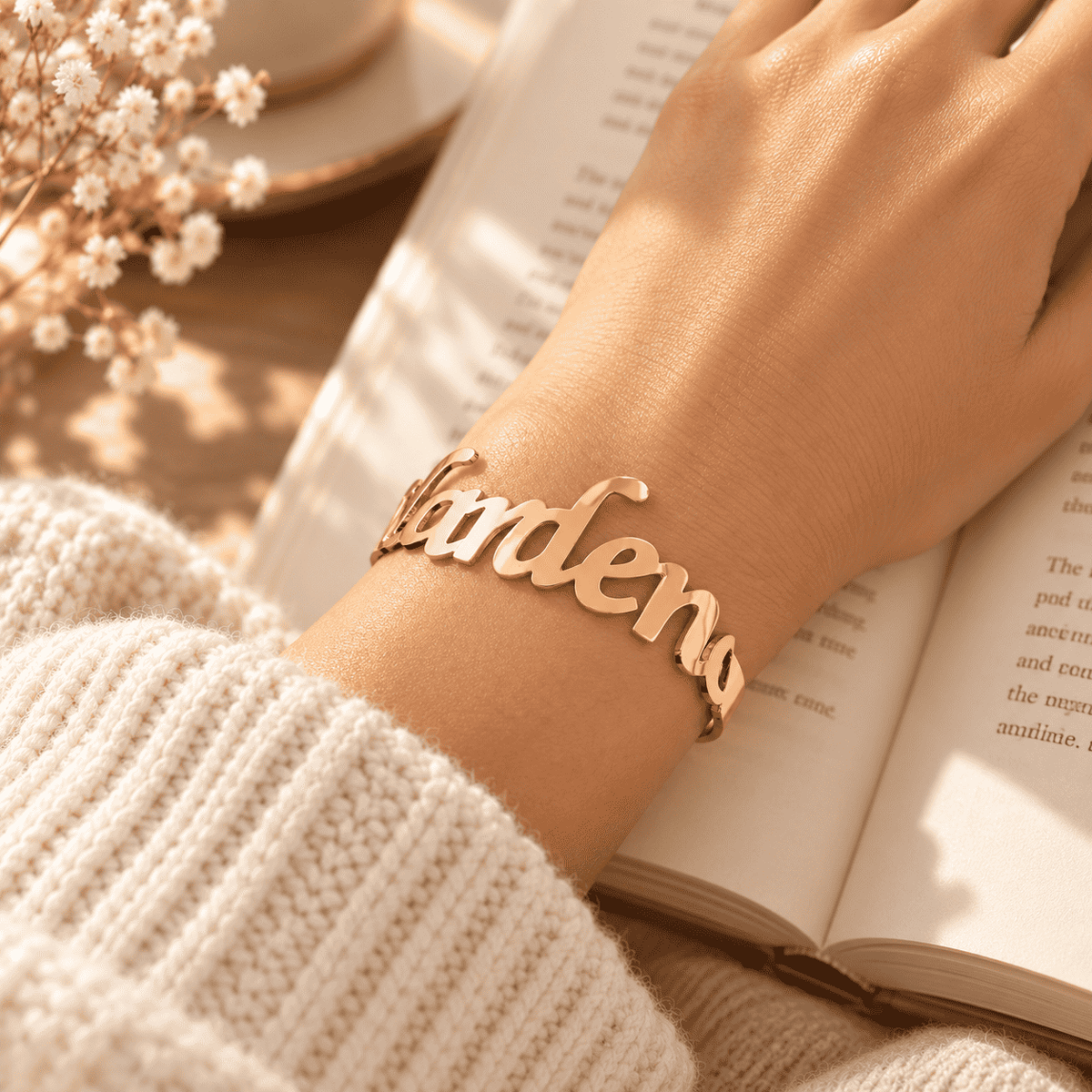 The Signature Name Cuff Bracelet
