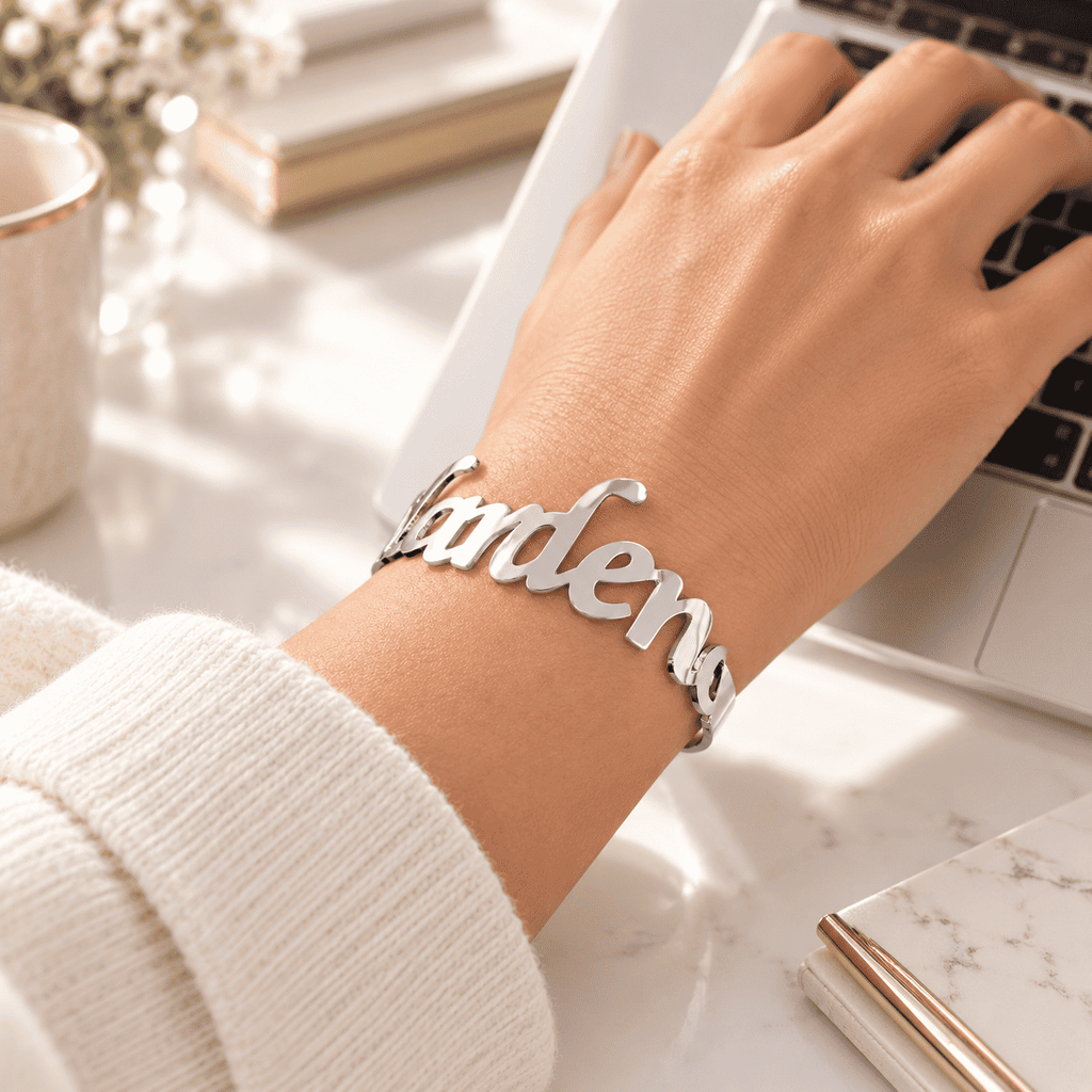 The Signature Name Cuff Bracelet