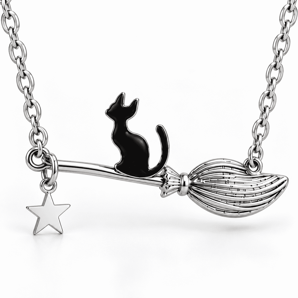 The Midnight Familiar Cat Necklace