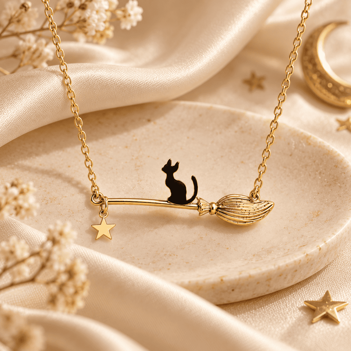 The Midnight Familiar Cat Necklace