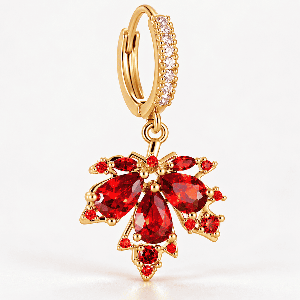 The Crimson Maple Earrings — product view 3
