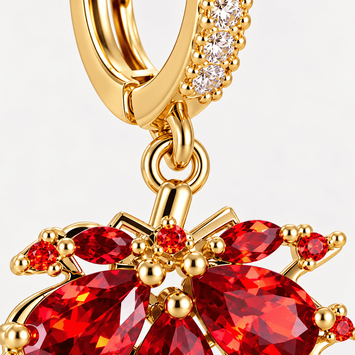 The Crimson Maple Earrings — product view 4
