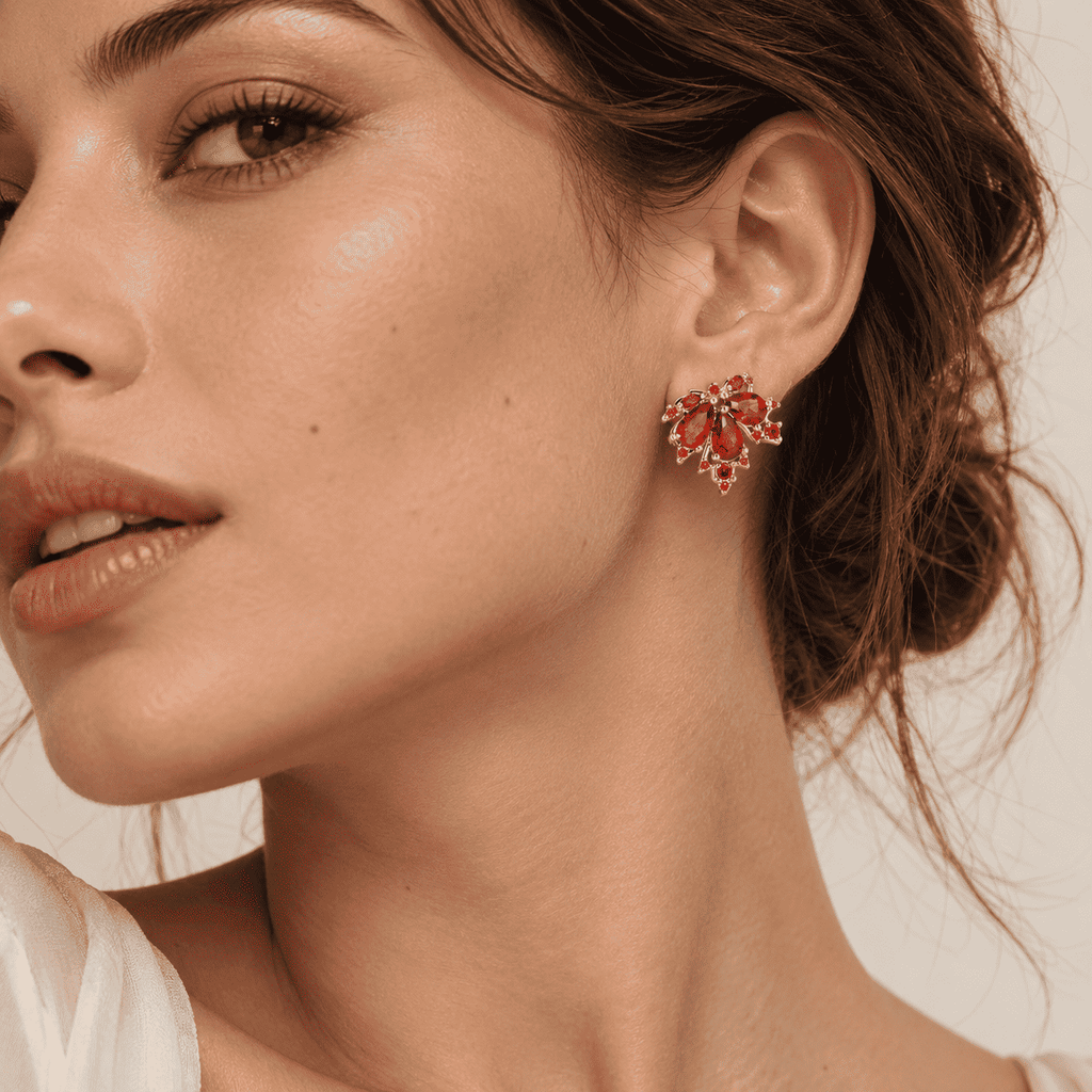 The Crimson Maple Earrings — product view 10