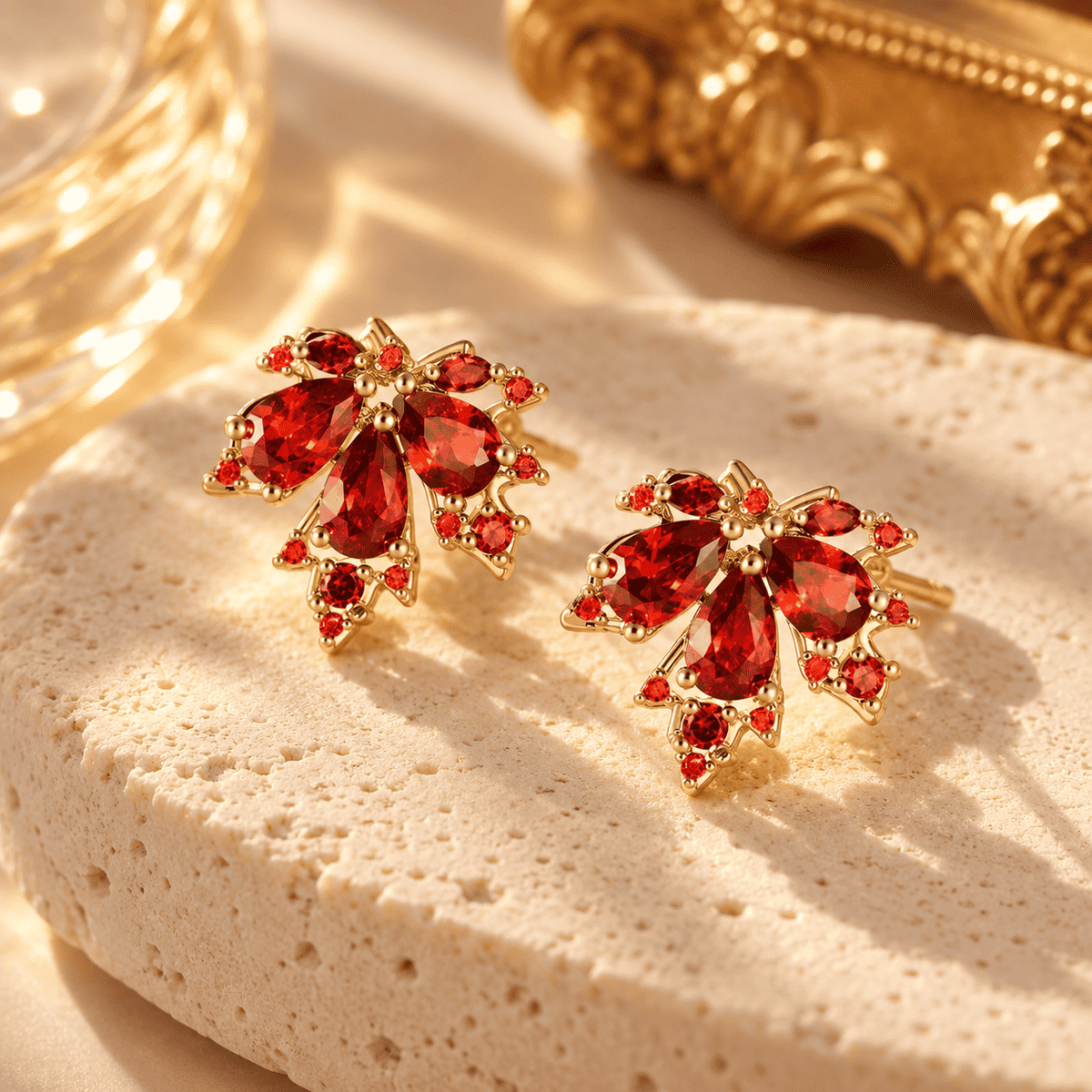 The Crimson Maple Earrings — product view 11