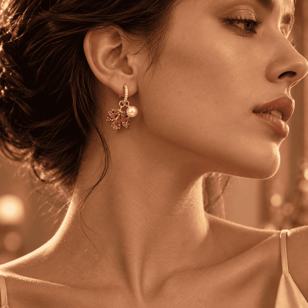 The Crimson Maple Earrings — product view 12