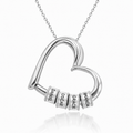 The Heart of Us Necklace — Personalized Names