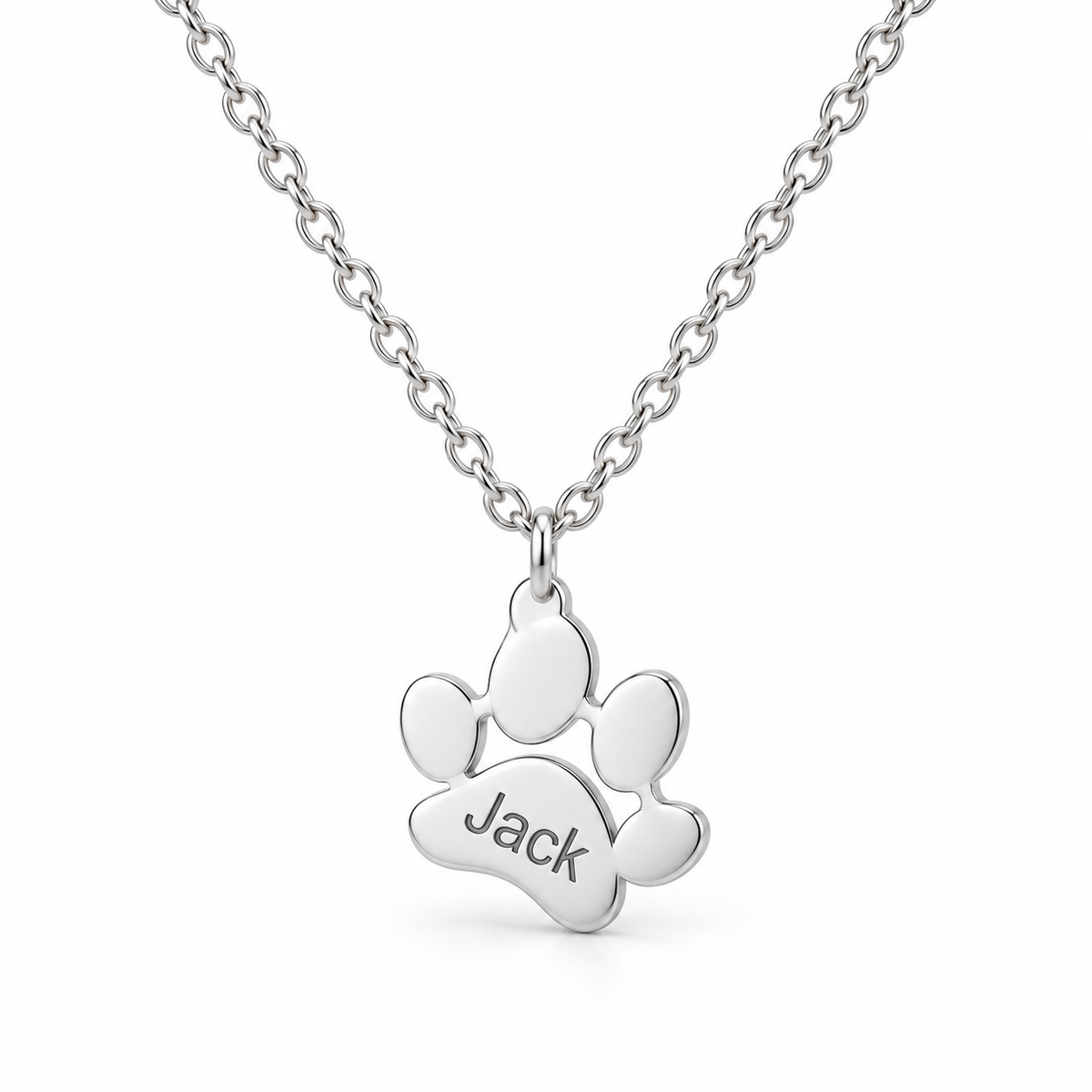 The Paws We Love Necklace — Personalized Names