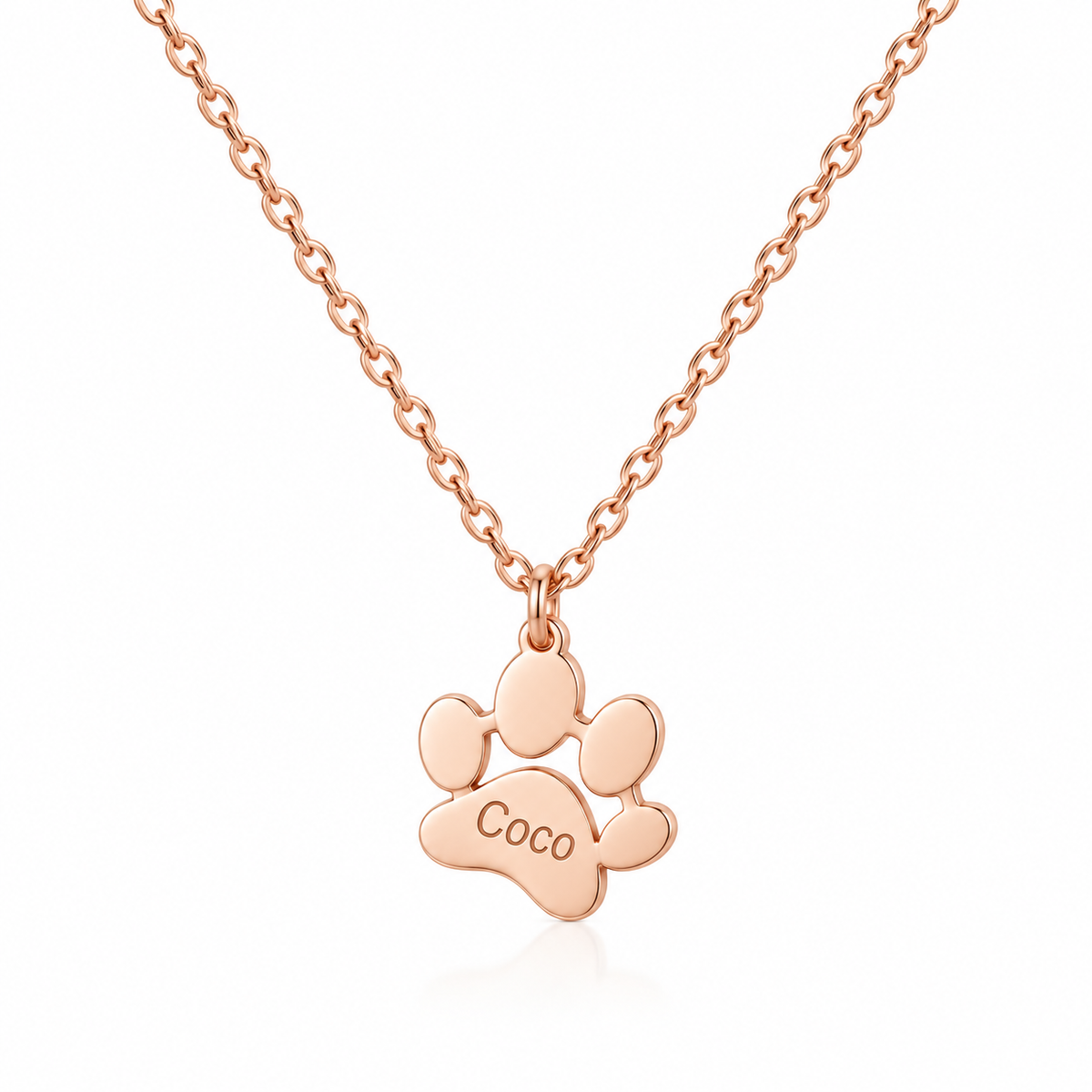 The Paws We Love Necklace — Personalized Names