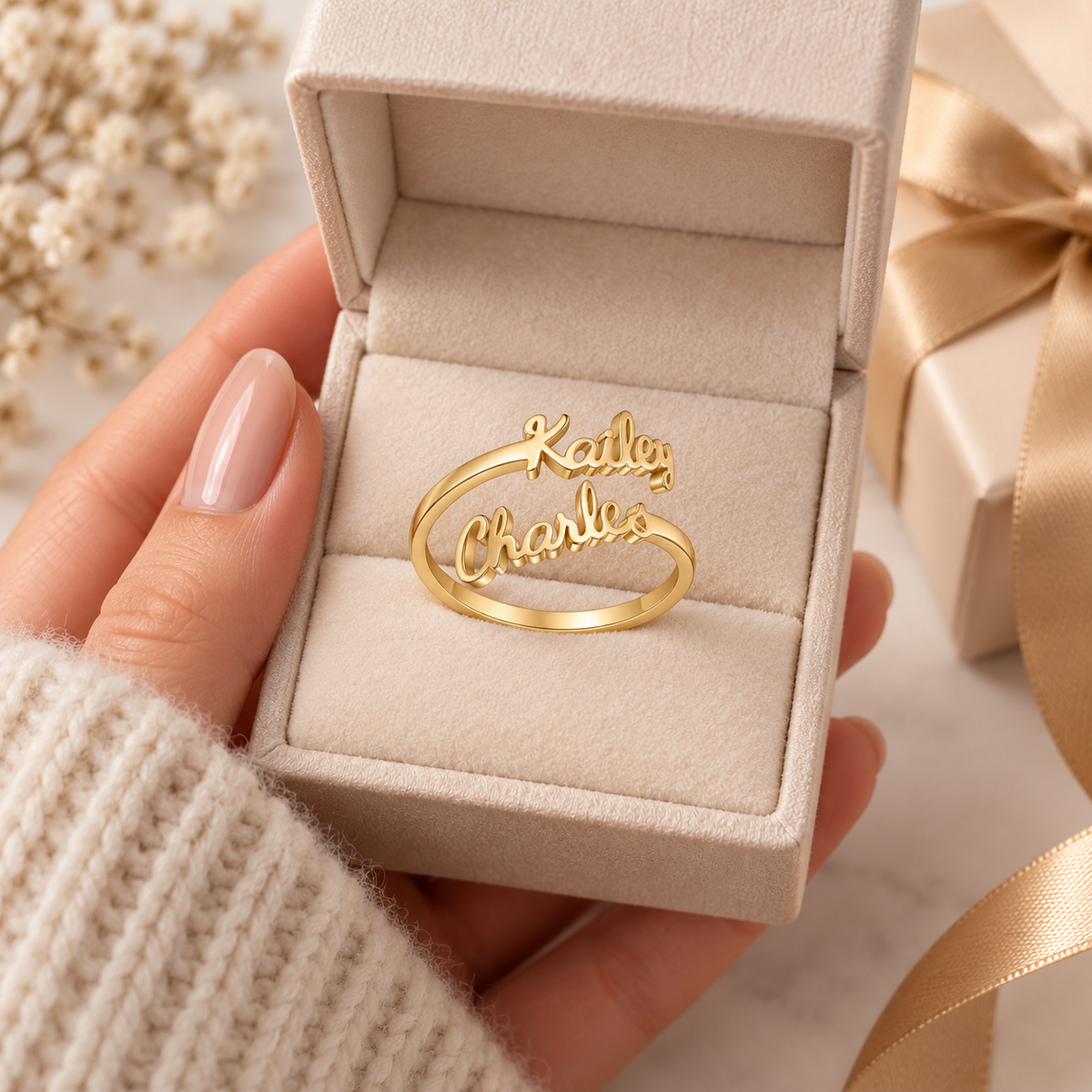 The Written Together Ring — Two Names
