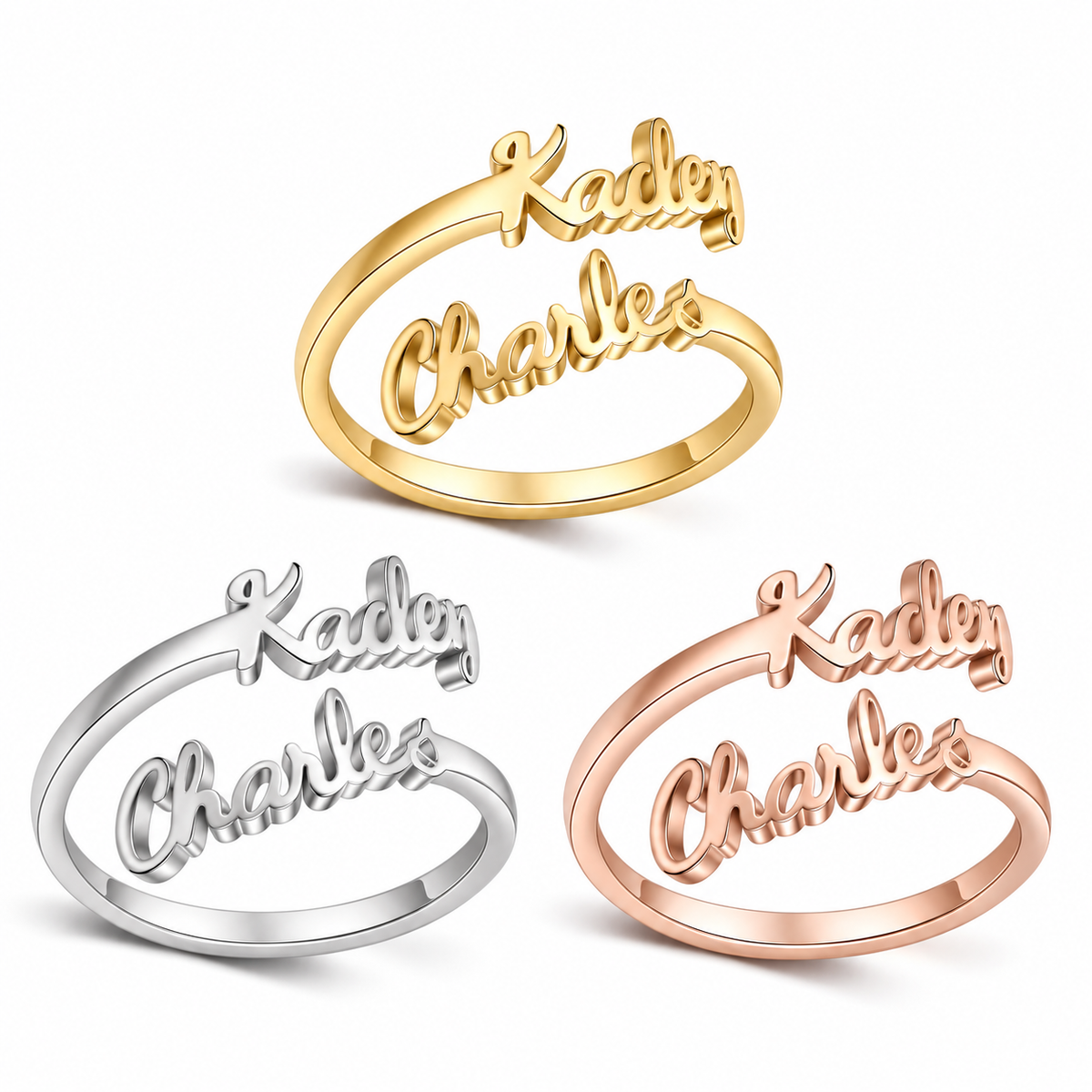 The Written Together Ring — Two Names