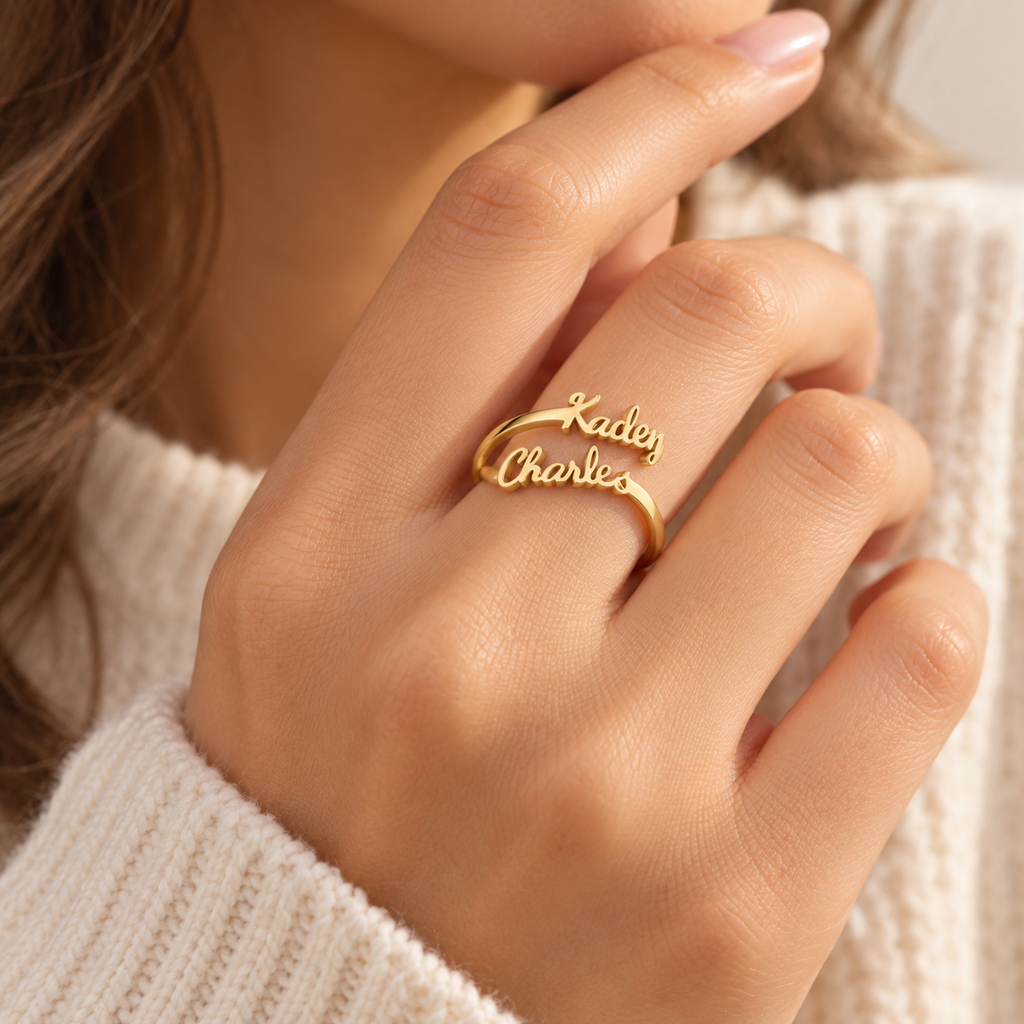 The Written Together Ring — Two Names