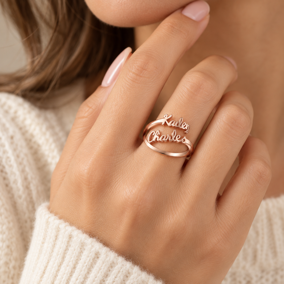 The Written Together Ring — Two Names
