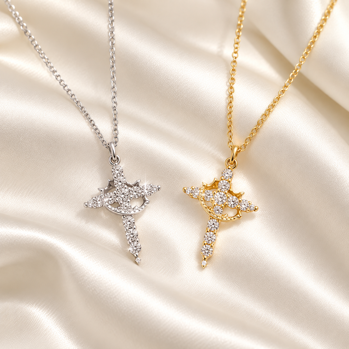 The Guiding Grace Cross Necklace