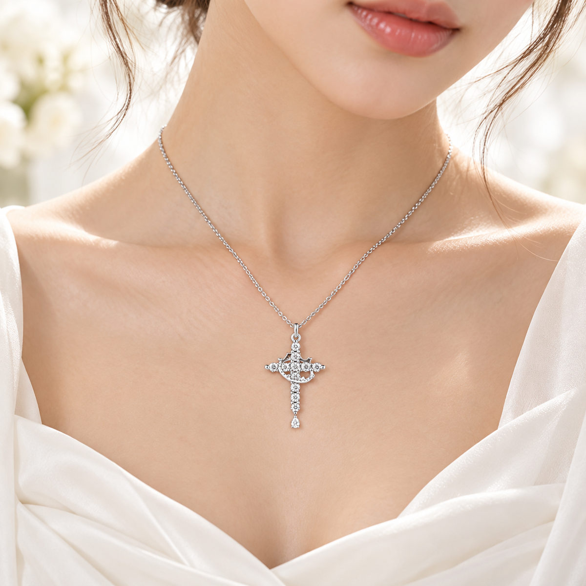 The Guiding Grace Cross Necklace