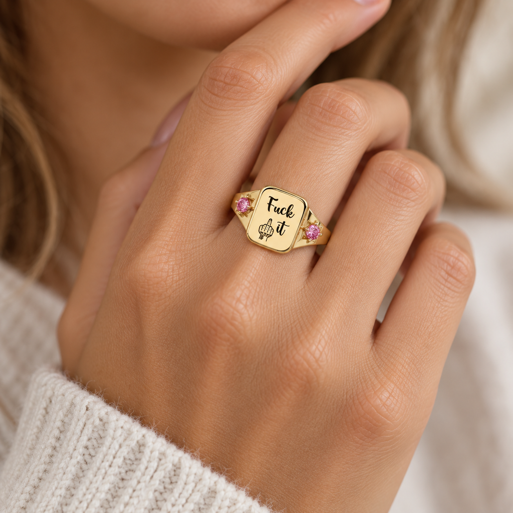 The Let It Go Ring — Custom Birthstones