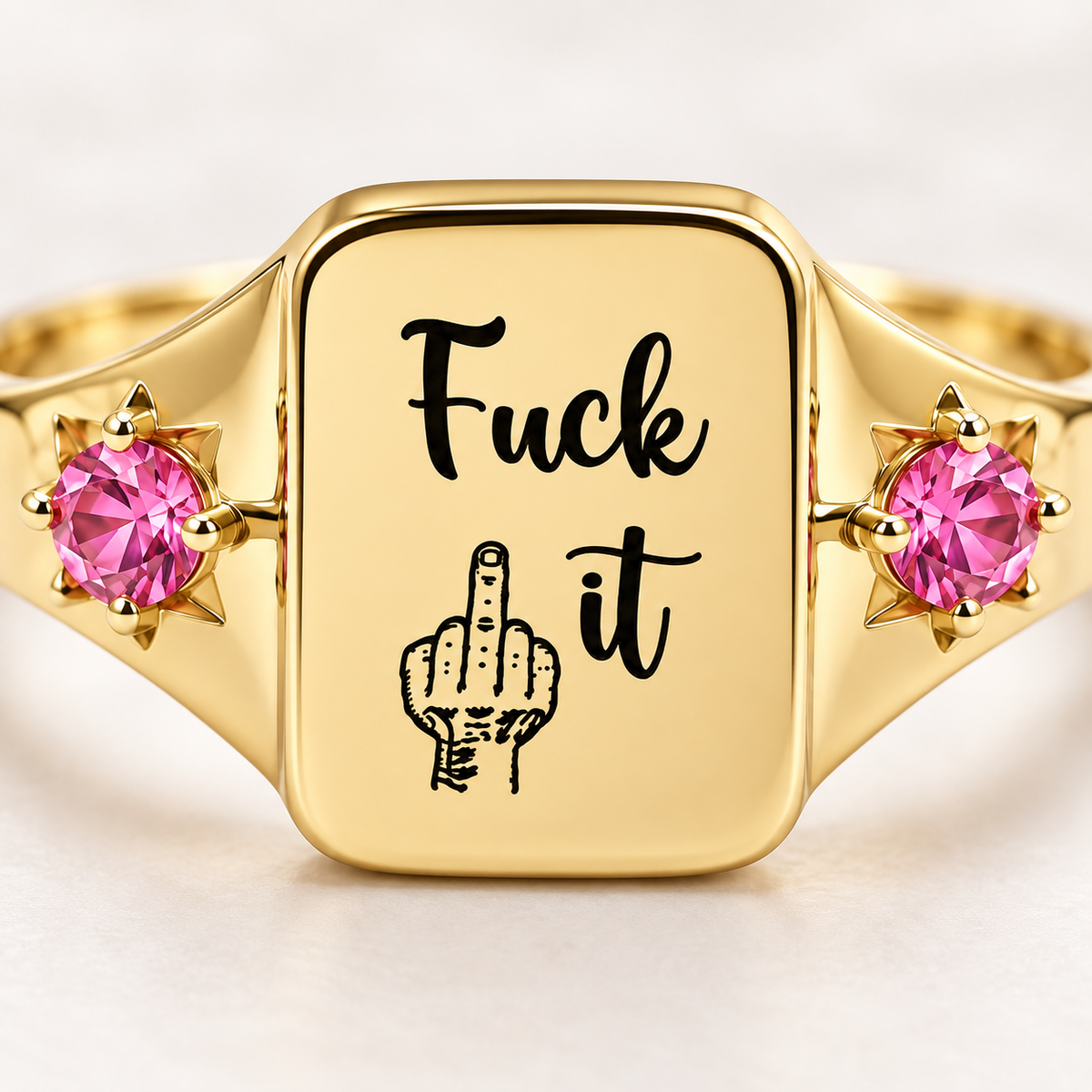 The Let It Go Ring — Custom Birthstones