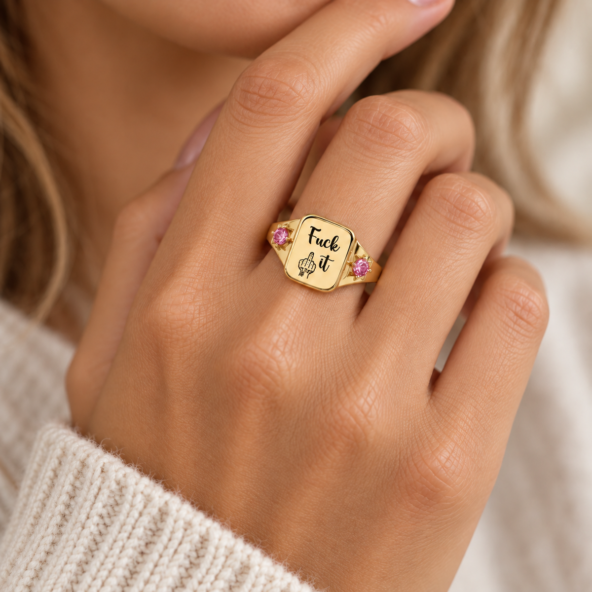 The Let It Go Ring — Custom Birthstones