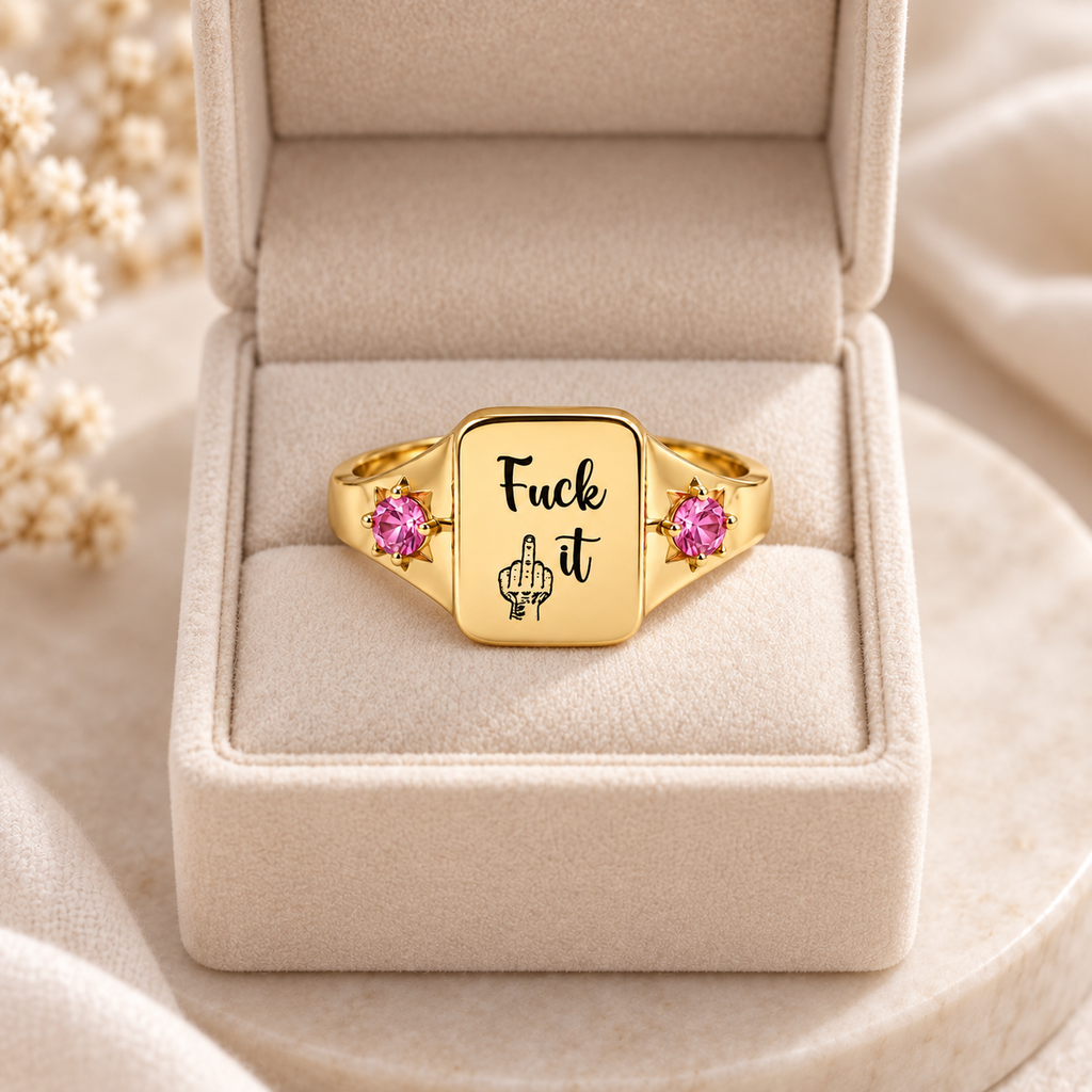 The Let It Go Ring — Custom Birthstones