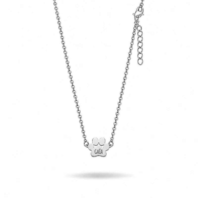 The Paws Beside Me Necklace — Personalized Names