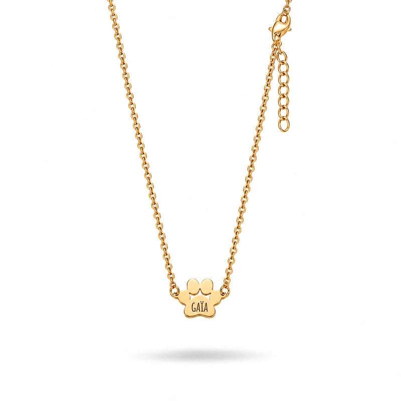The Paws Beside Me Necklace — Personalized Names — product view 14
