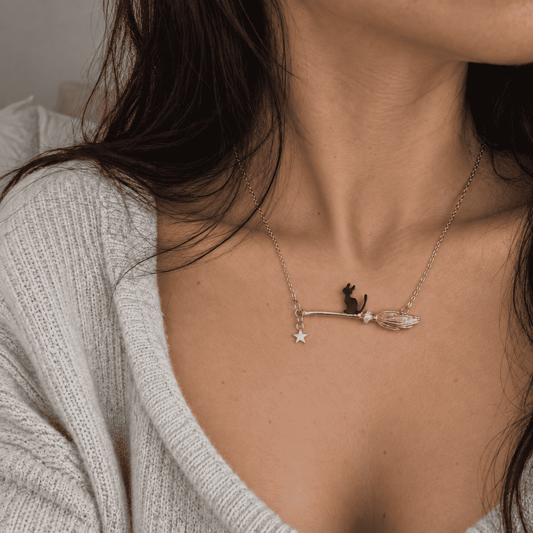 The Midnight Familiar Cat Necklace