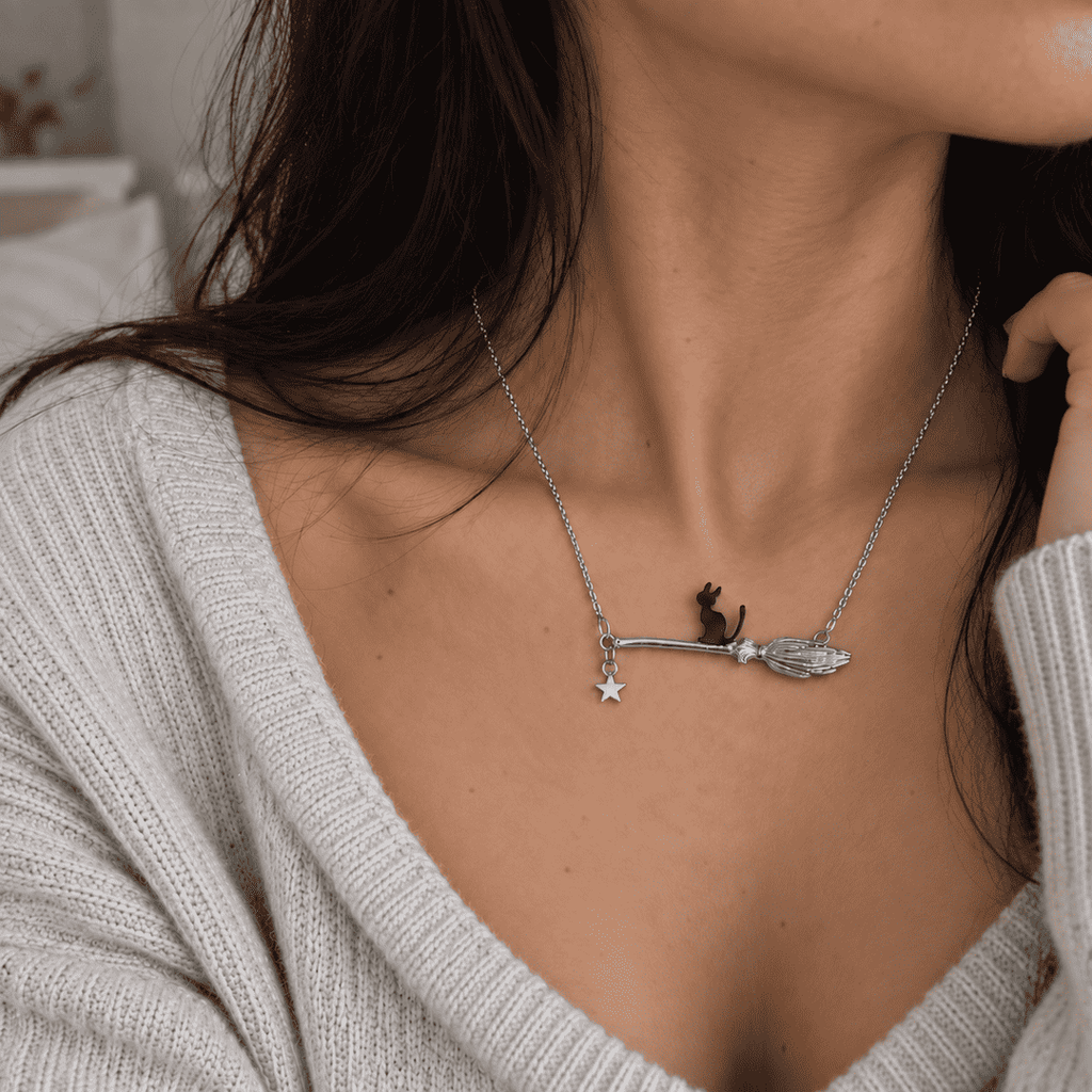 The Midnight Familiar Cat Necklace